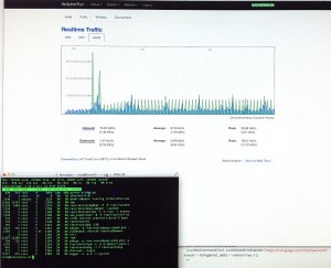 Acceso a estadísticas en tiempo real y cónsola del Yún