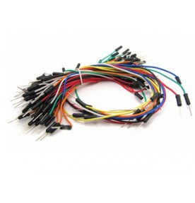 Male to Male Solderless Flexible Breadboard Jumper Cable Wires For Arduino, 65Pc